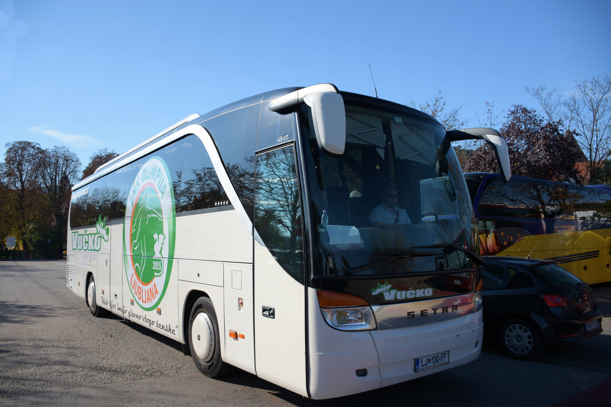 Setra 415 HD von Vucko Reisen aus SLO in Krems.