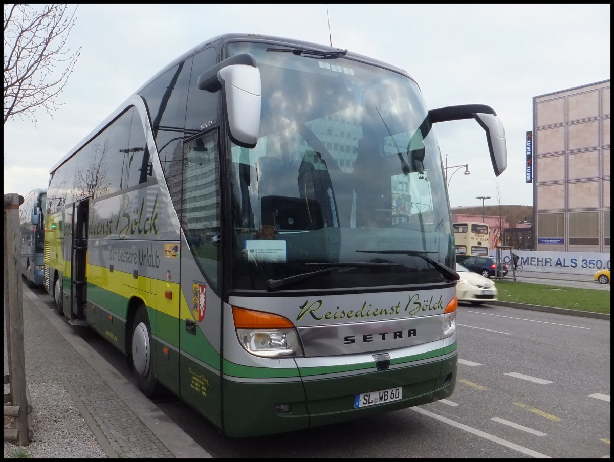 Setra 415 HDH vom Reisedienst Blck aus Deutschland in Berlin.