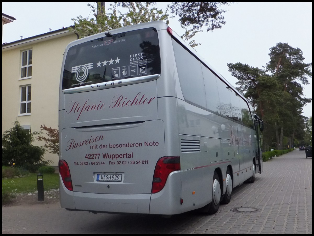 Setra 415 HDH von Stefanie Richter aus Deutschland in Binz. 