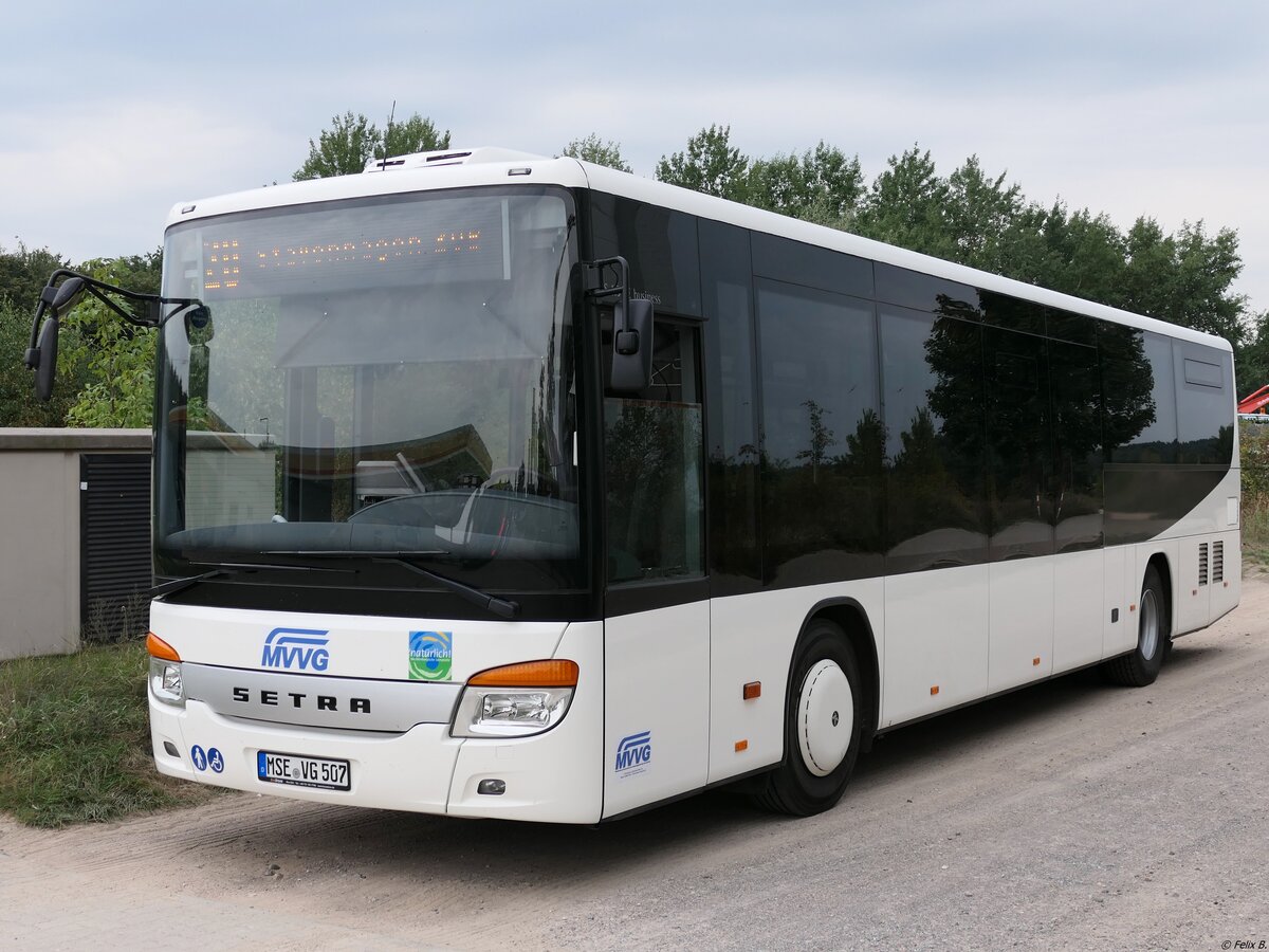 Setra 415 LE Business der MVVG (ex Fecht, KN-GF 90) in Waren.