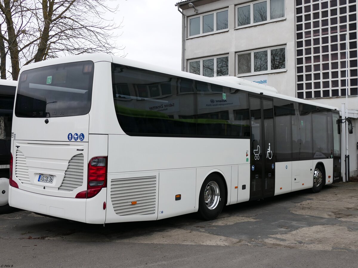 Setra 415 LE Business von URB aus Deutschland (ex  Walter Gerber Omnibushandel - STA-GO 808) in Ueckermünde.