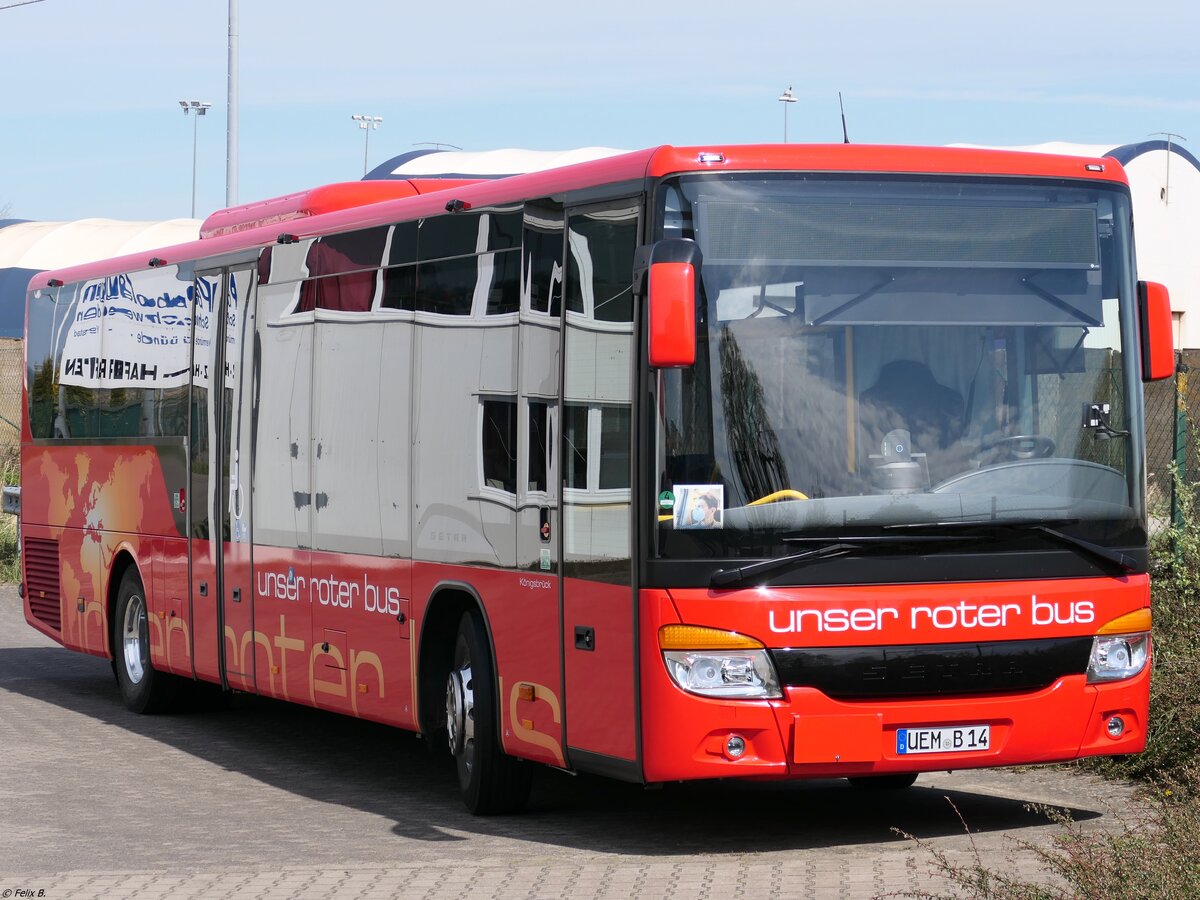 Setra 415 LE Business von URB aus Deutschland in Ueckermünde.