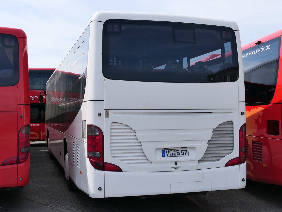 Setra 415 LE Business von URB aus Deutschland (ex Fecht - SIG-GF 900) in Ueckermünde. 