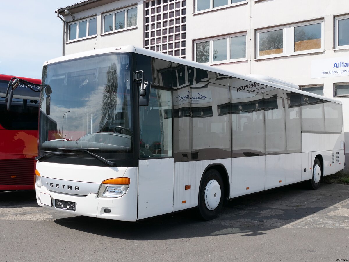 Setra 415 LE Business von URB aus Deutschland (ex Walter Gerber Omnibushandel) in Ueckermünde. 