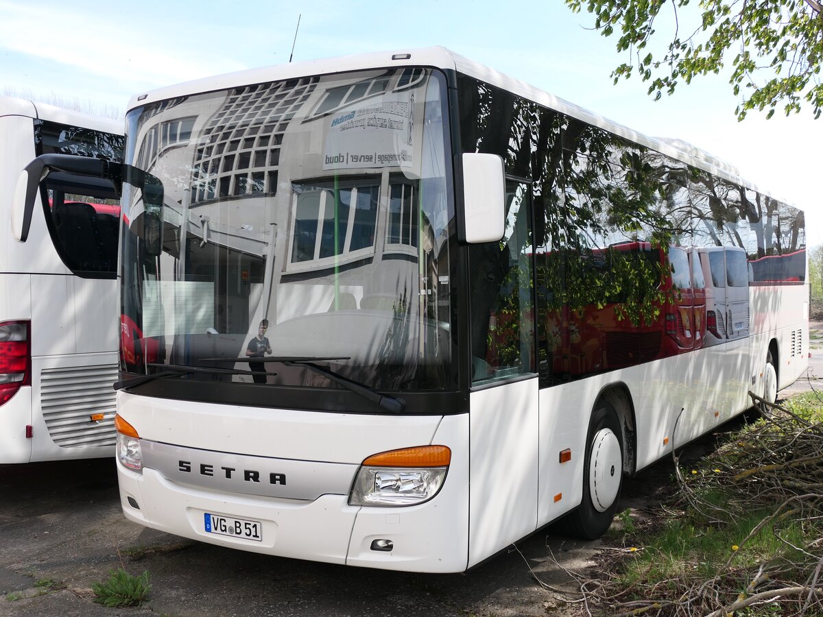 Setra 415 LE Business von URB aus Deutschland (ex Tropical Islands - LDS-TI 111) in Ueckermünde.