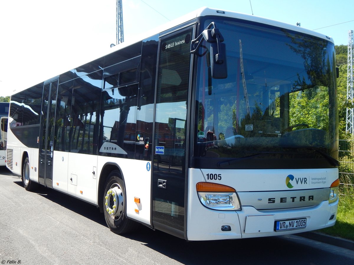 Setra 415 LE Business der VVR in Sassnitz.