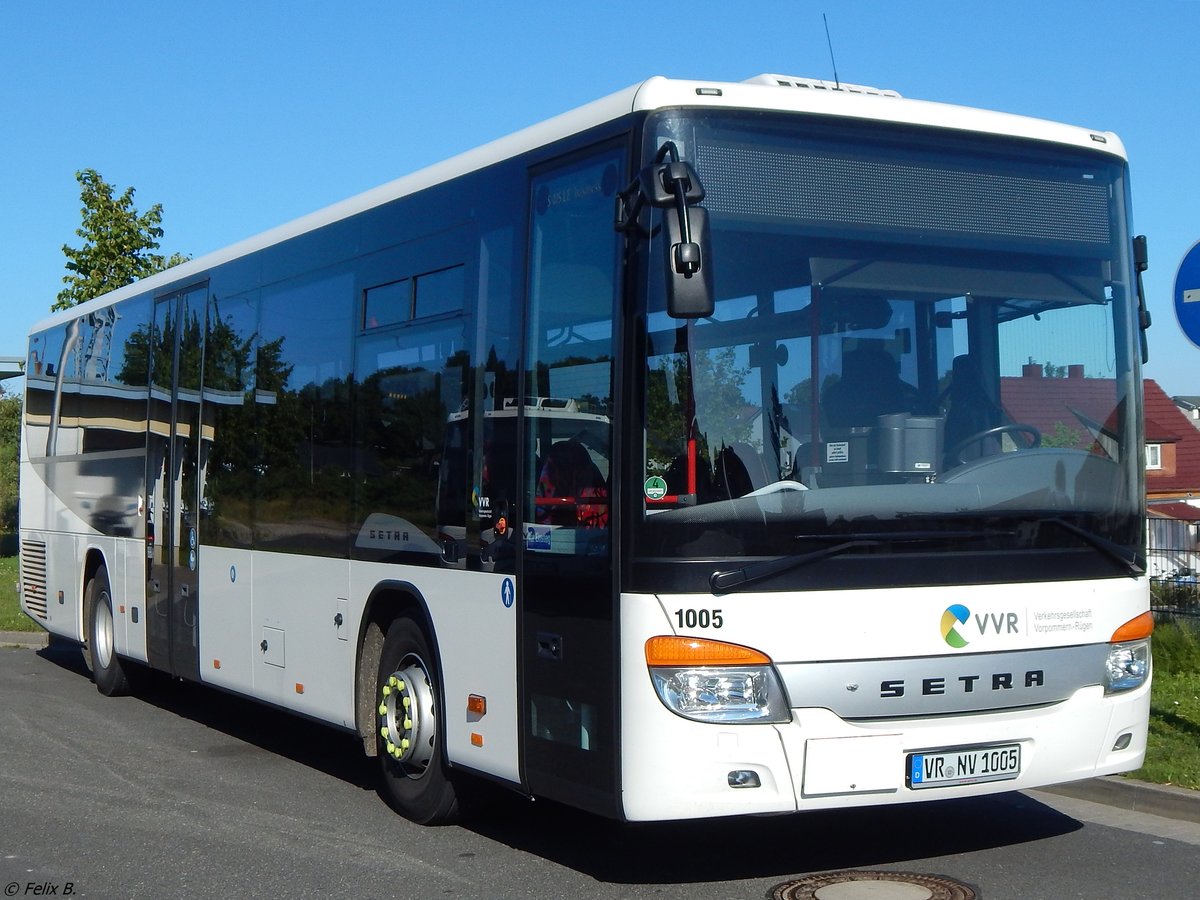 Setra 415 LE Business der VVR in Sassnitz.