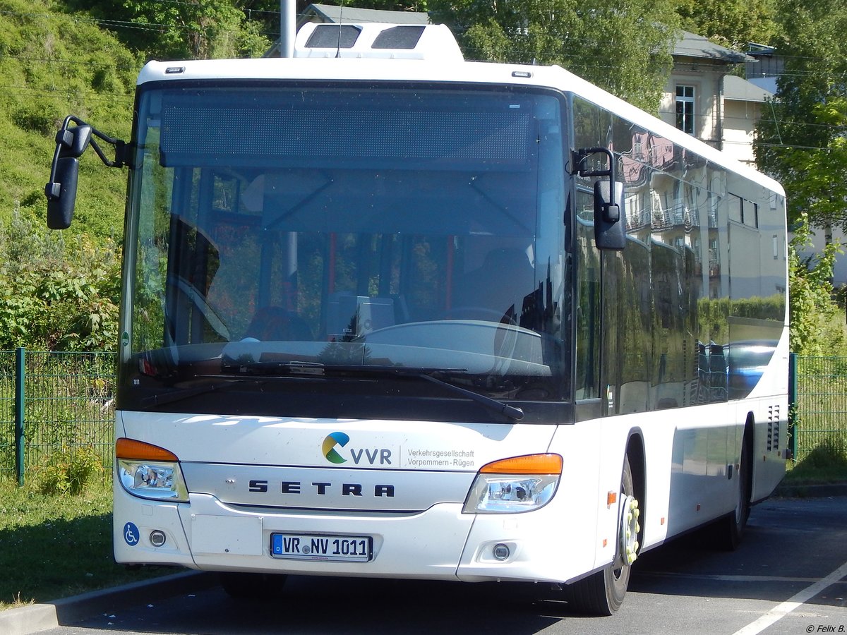 Setra 415 LE Business der VVR in Sassnitz.