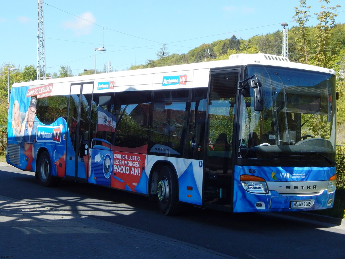 Setra 415 LE Business der VVR in Sassnitz. 