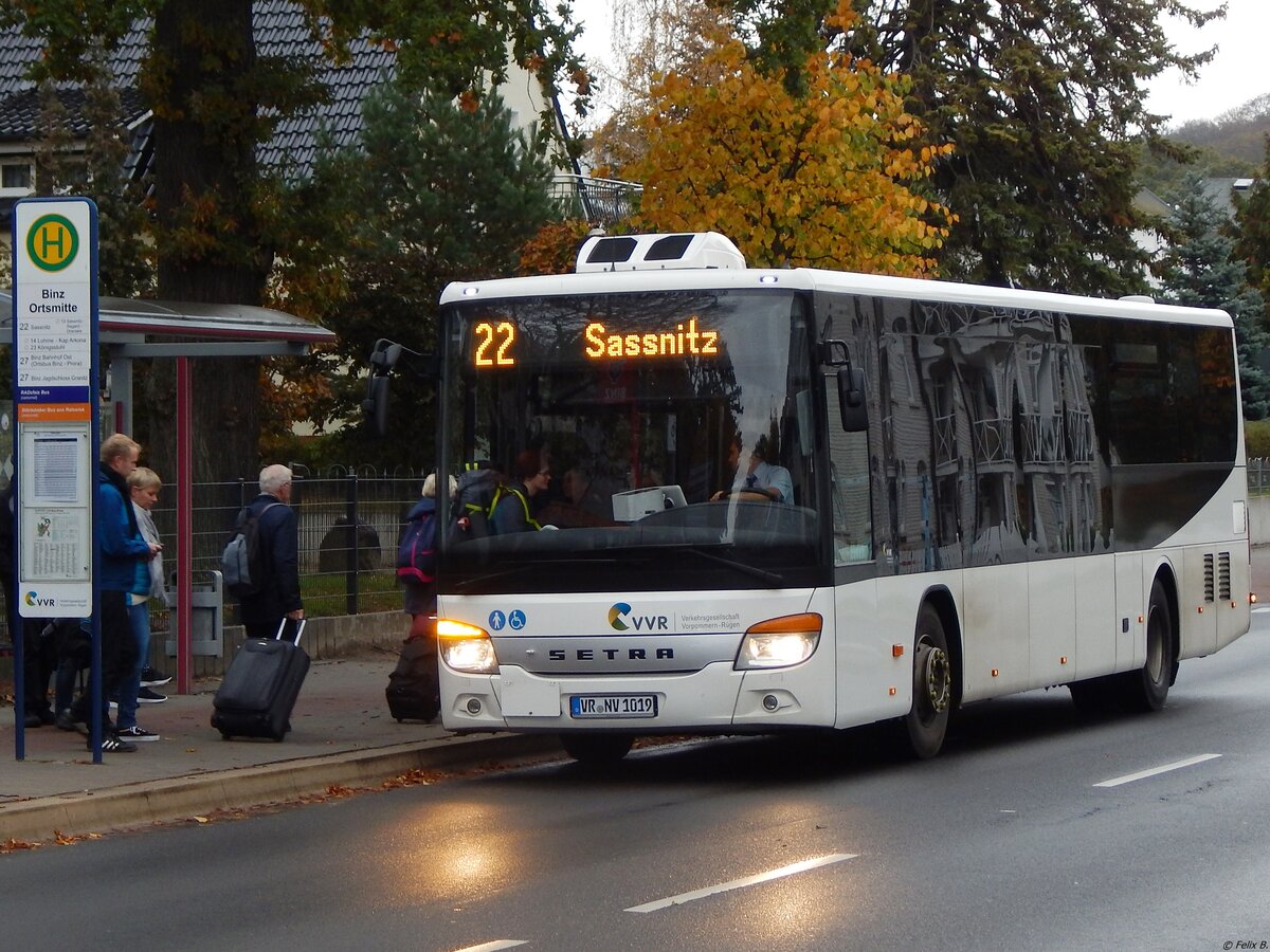 Setra 415 LE Business der VVR in Binz.