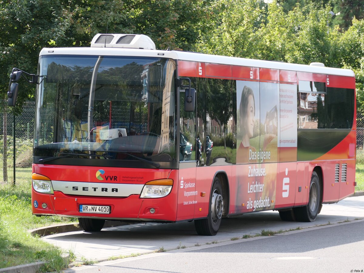 Setra 415 LE Business der VVR in Greifswald.