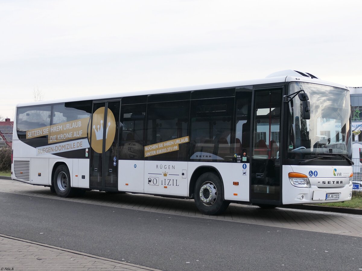 Setra 415 LE Business der VVR in Sassnitz.