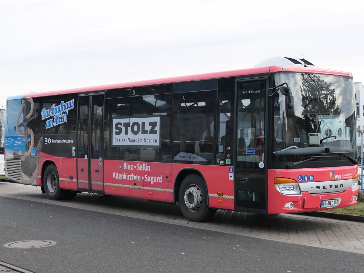 Setra 415 LE Business der VVR in Sassnitz.