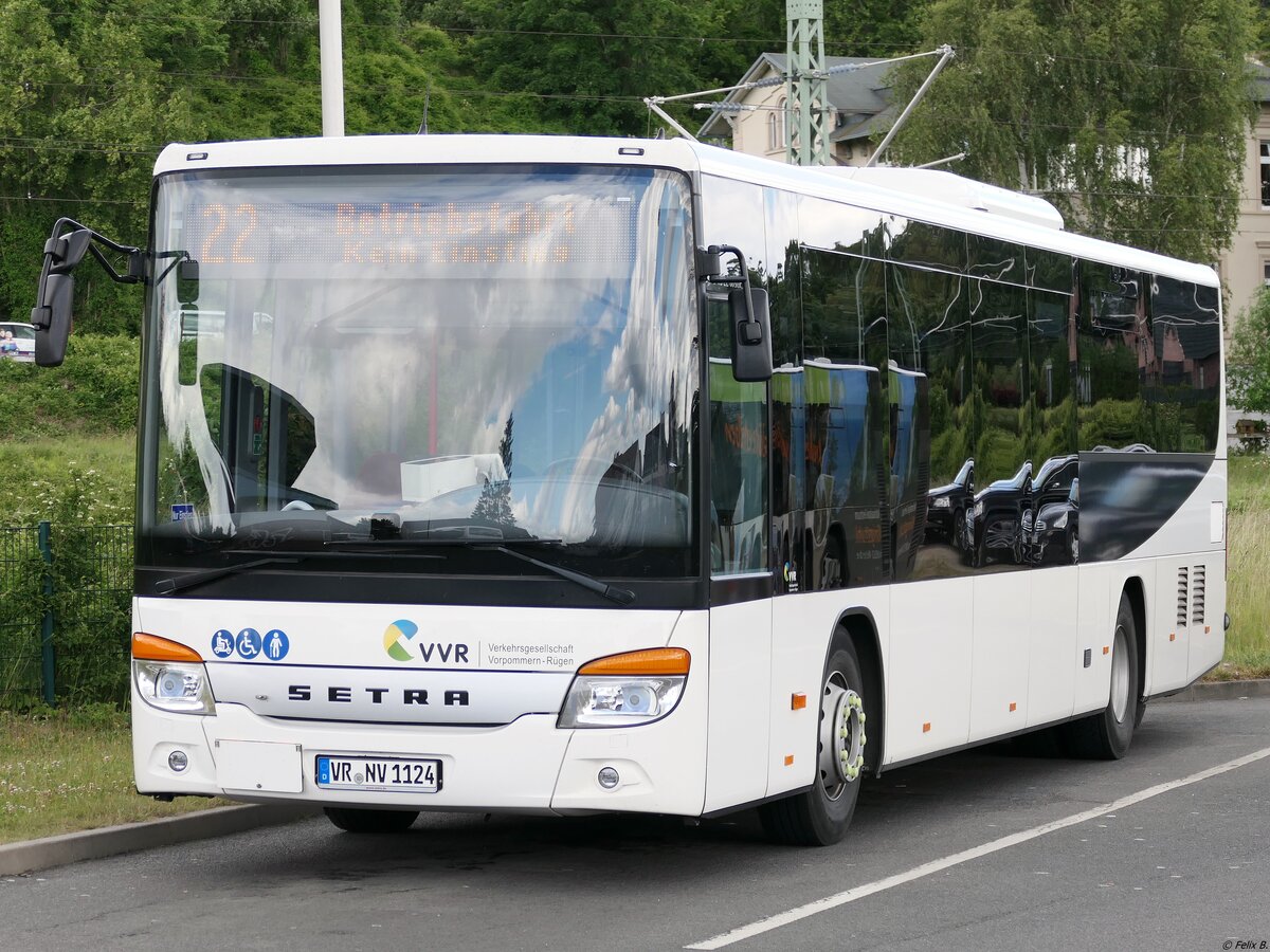 Setra 415 LE Business der VVR in Sassnitz.