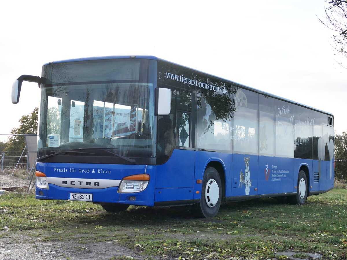 Setra 415 NF von Becker-Strelitz Reisen aus Deutschland in Neubrandenburg.