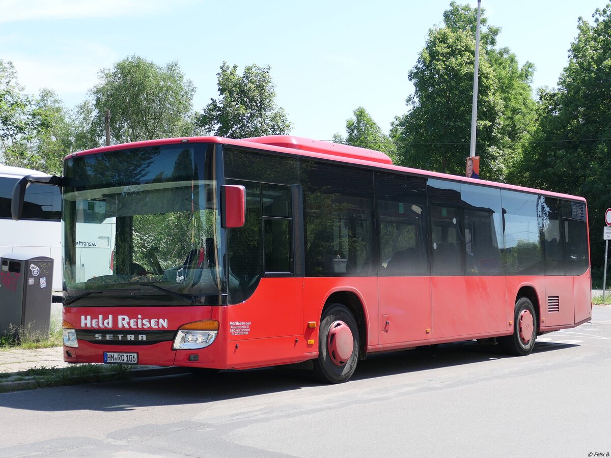 Setra 415 NF von Held-Reisen aus Deutschland in Stralsund.