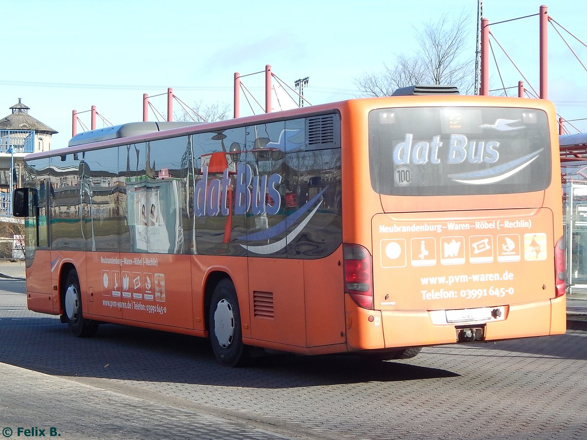 Setra 415 NF der PVM Waren in Neubrandenburg. 