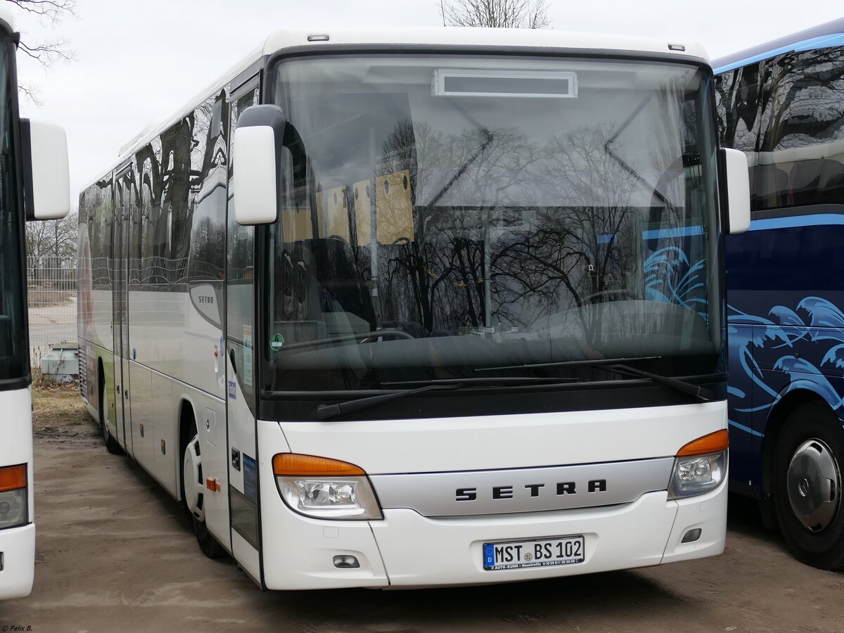 Setra 415 UL von Becker-Strelitz Reisen aus Deutschland in Mirow.