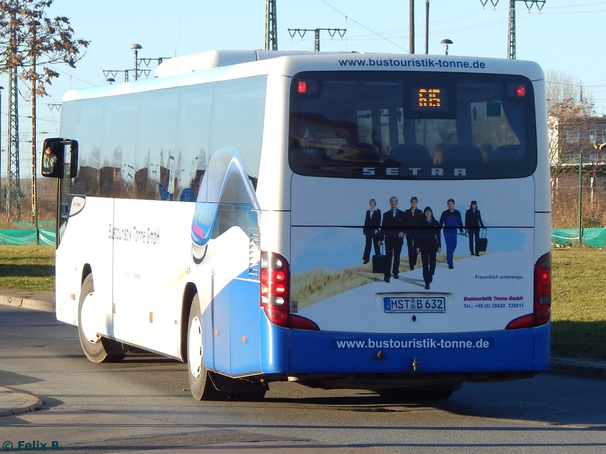 Setra 415 UL von Tonne aus Deutschland in Neubrandenburg. 