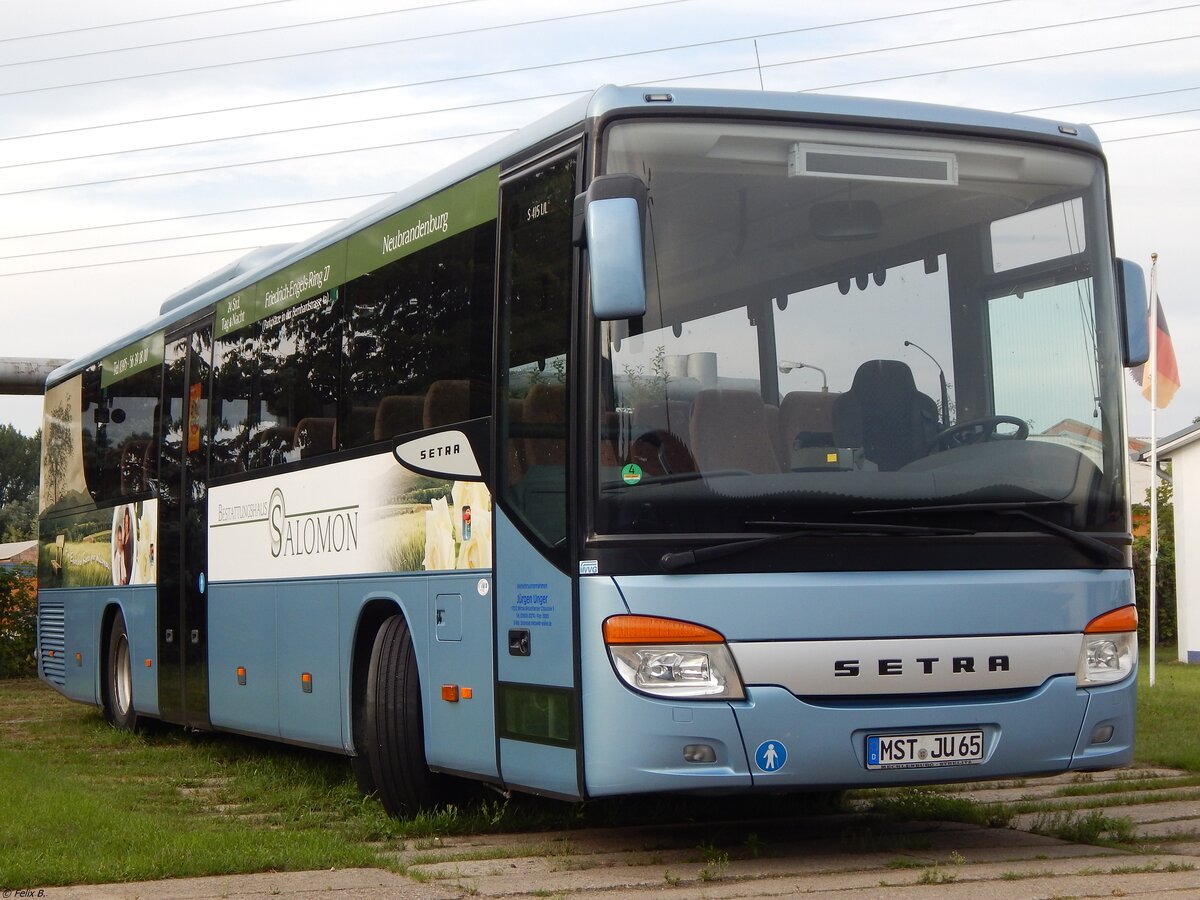 Setra 415 UL von Unger aus Deutschland in Neubrandenburg. 