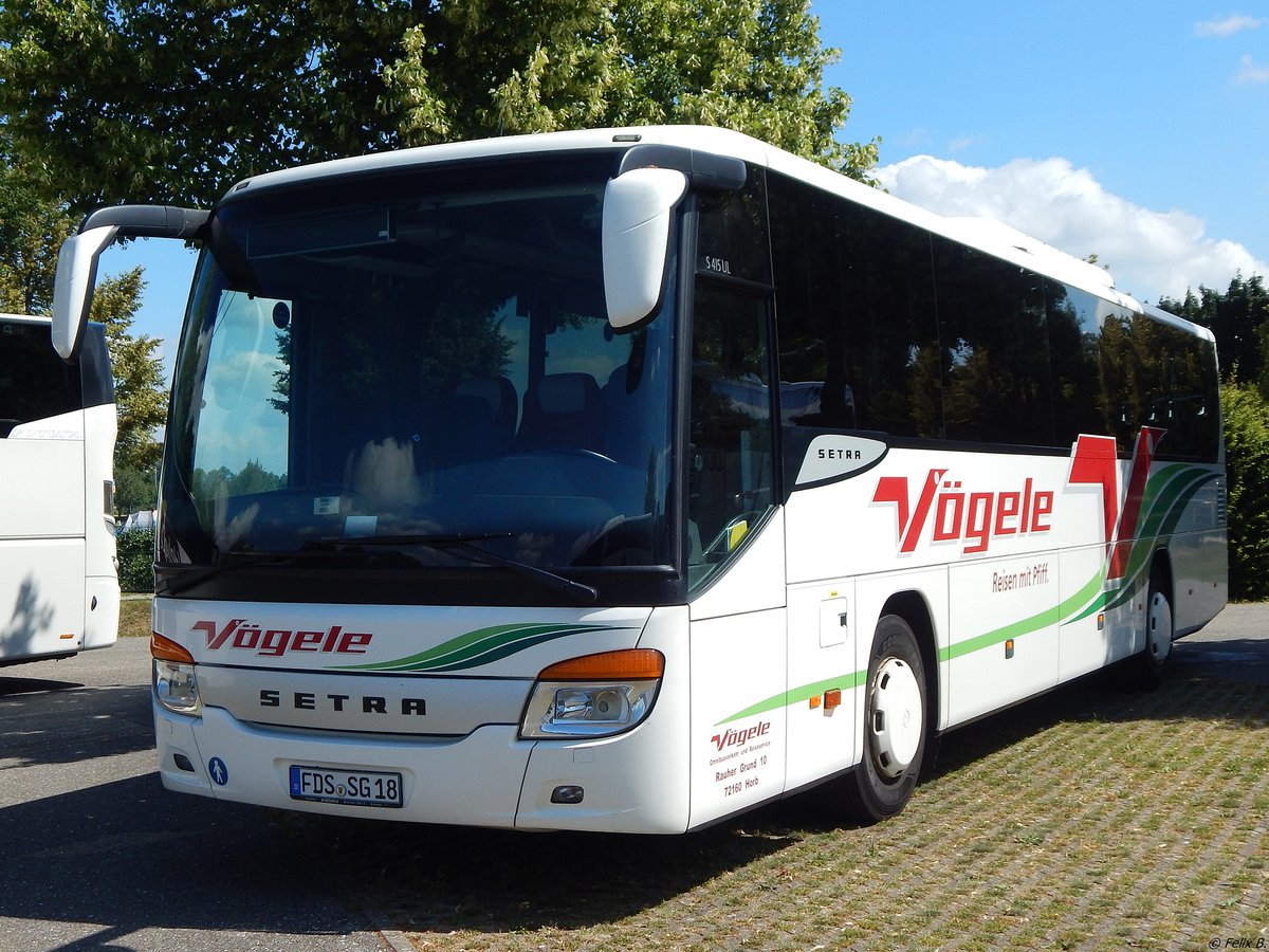 Setra 415 UL von Vögele aus Deutschland am Europapark Rust.