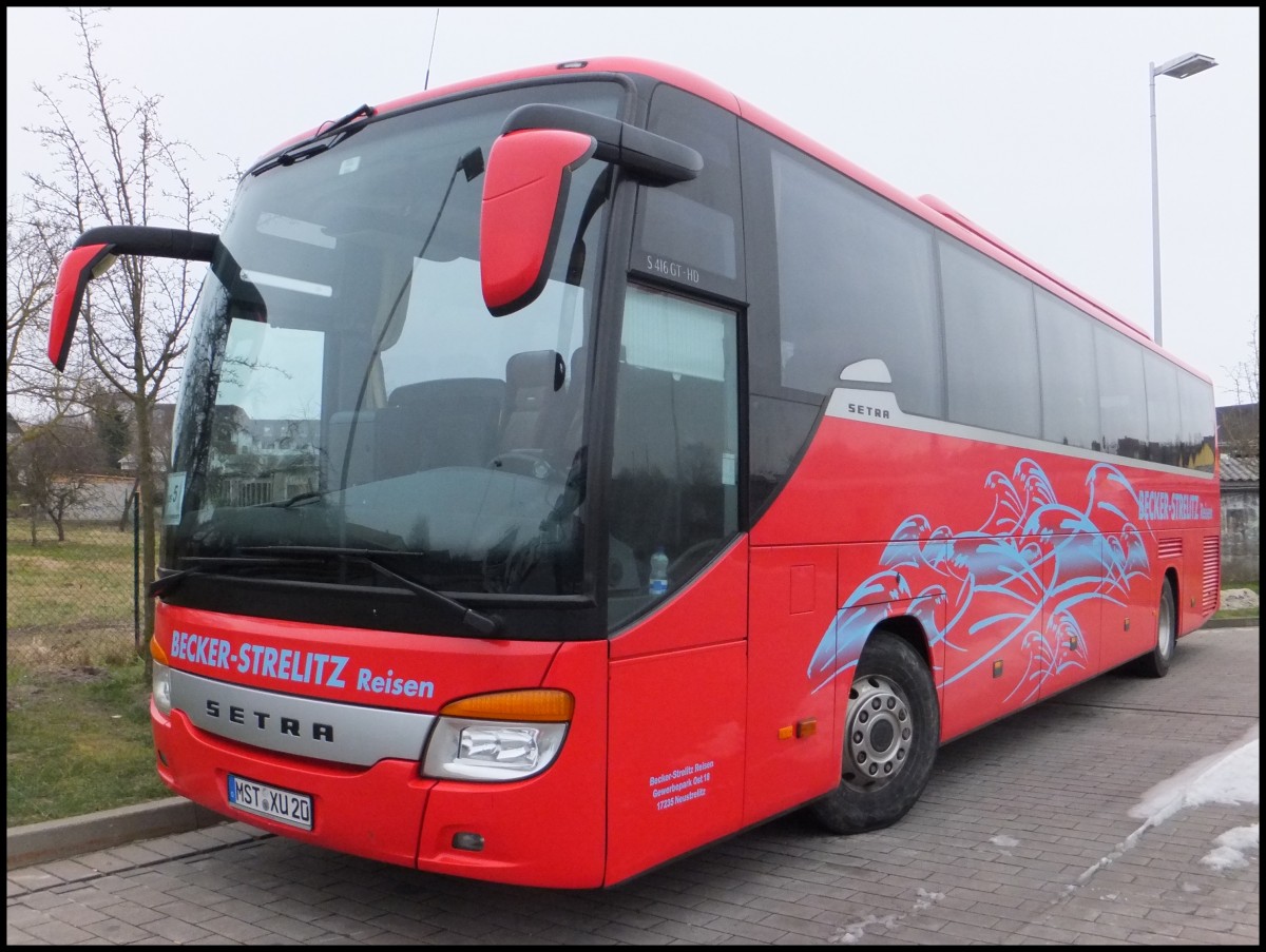 Setra 416 GT-HD von Becker-Strelitz Reisen aus Deutschland in Bergen.