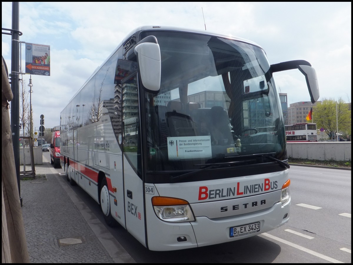 Setra 416 GT-HD von Bex-Berlin aus Deutschland in Berlin.