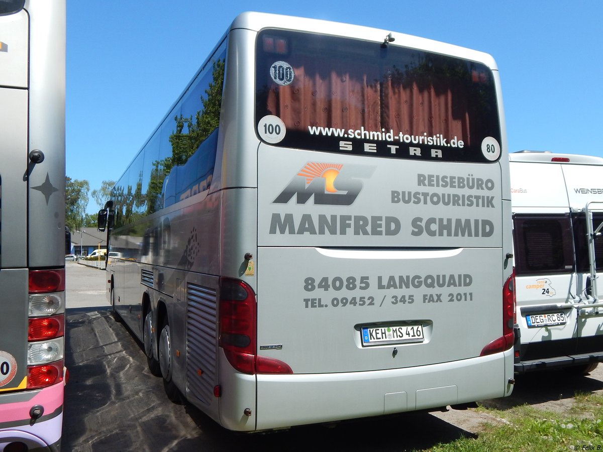 Setra 416 GT-HD von M. Schmid aus Deutschland in Binz.