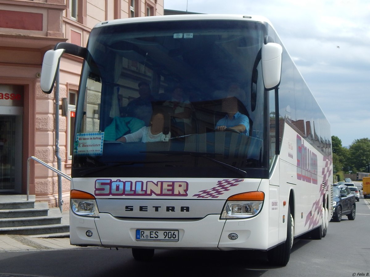 Setra 416 GT-HD von Söllner aus Deutschland in Sassnitz. 