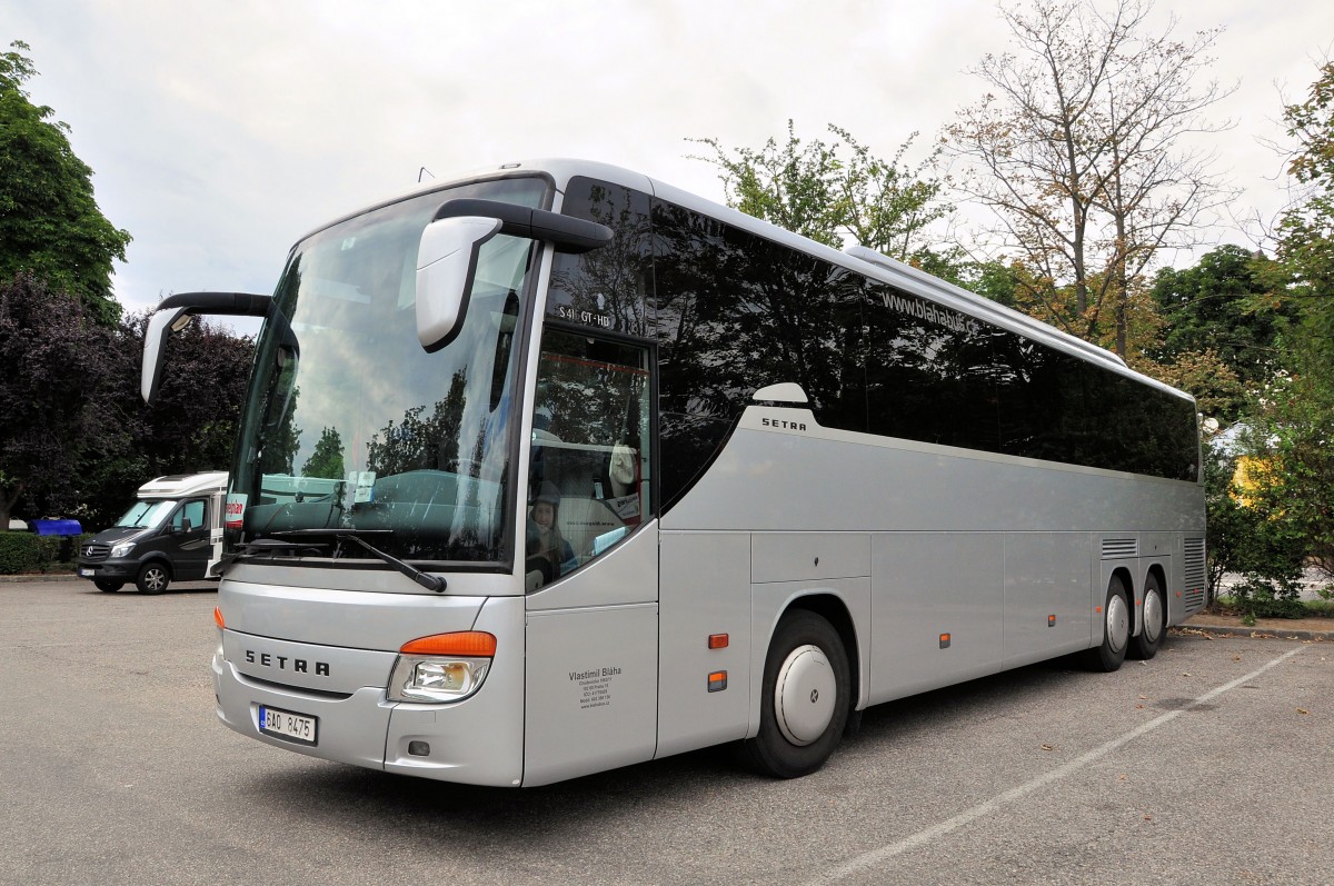 Setra 416 GT-HD von Vlastimil Blahe aus der CZ in Krems.