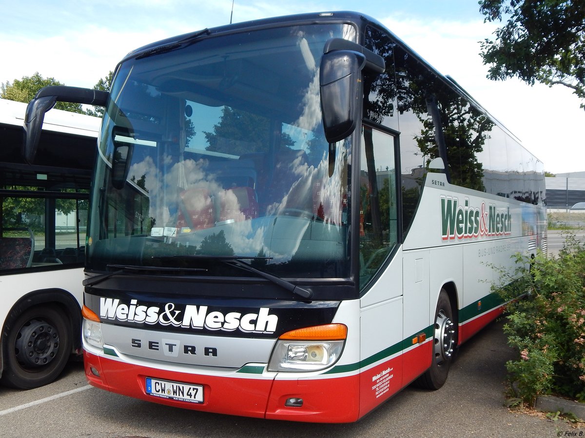 Setra 416 GT-HD von Weiss & Nesch aus Deutschland in Sindelfingen.