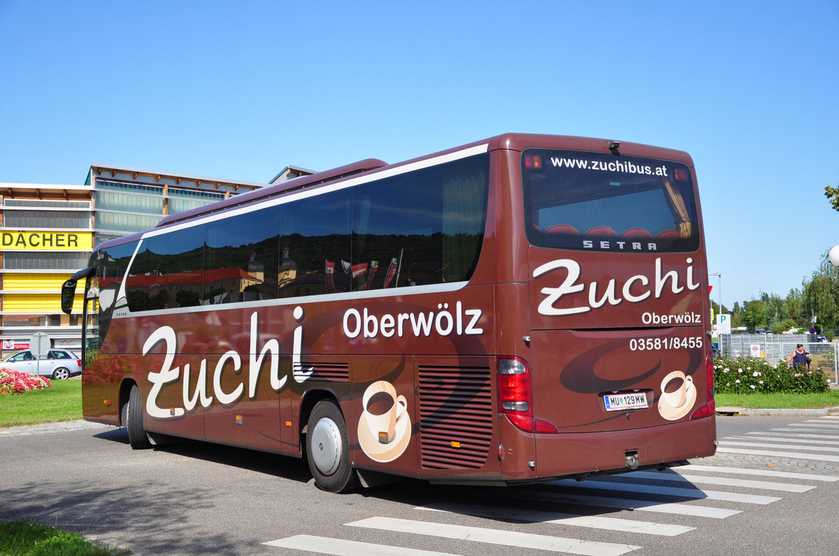 Setra 416 GT-HD von Zuchi Reisen aus sterreich in Krems gesehen.