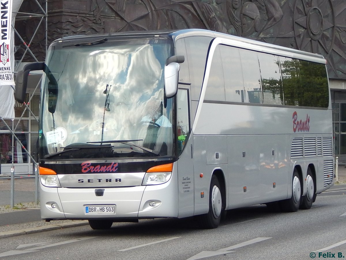 Setra 416 HDH von Brandt aus Deutschland in Berlin.