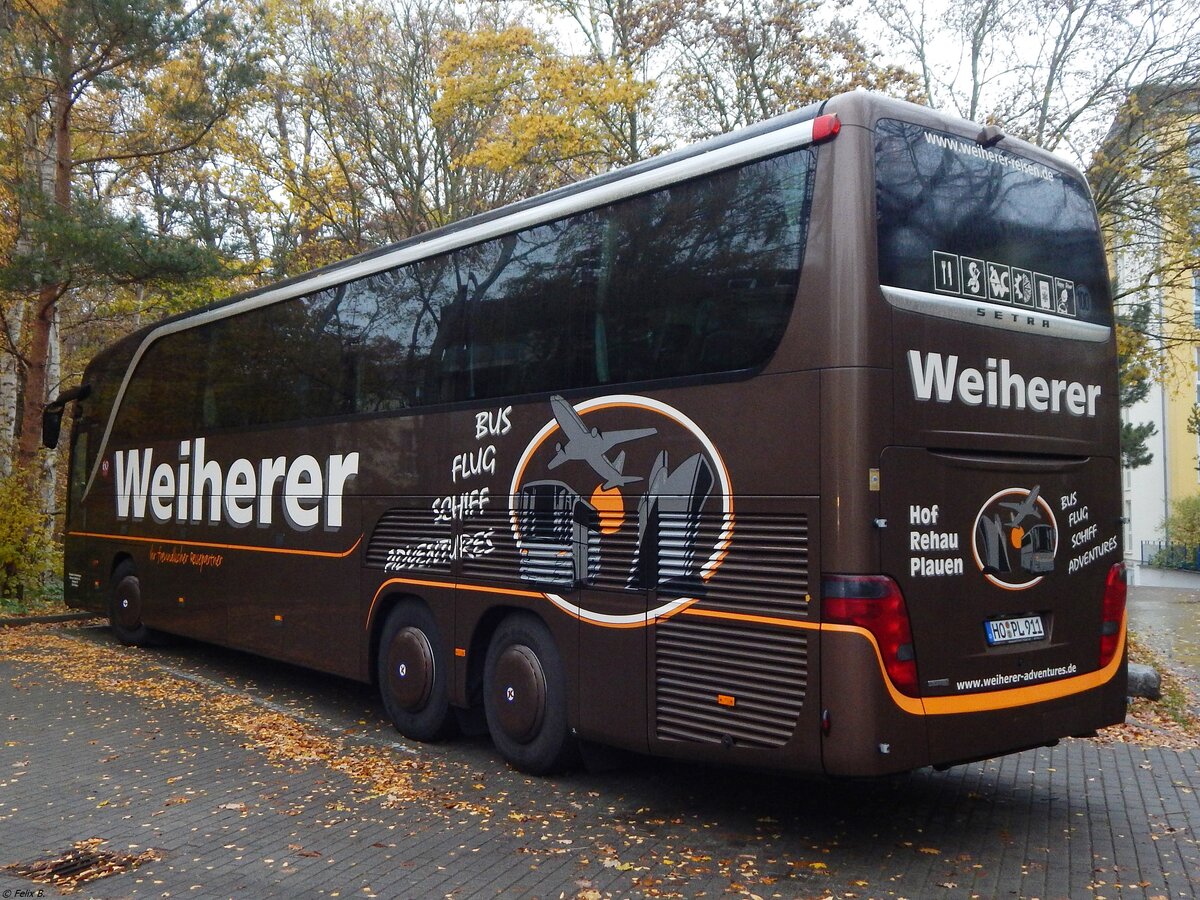 Setra 416 HDH von Weiherer aus Deutschland in Binz.