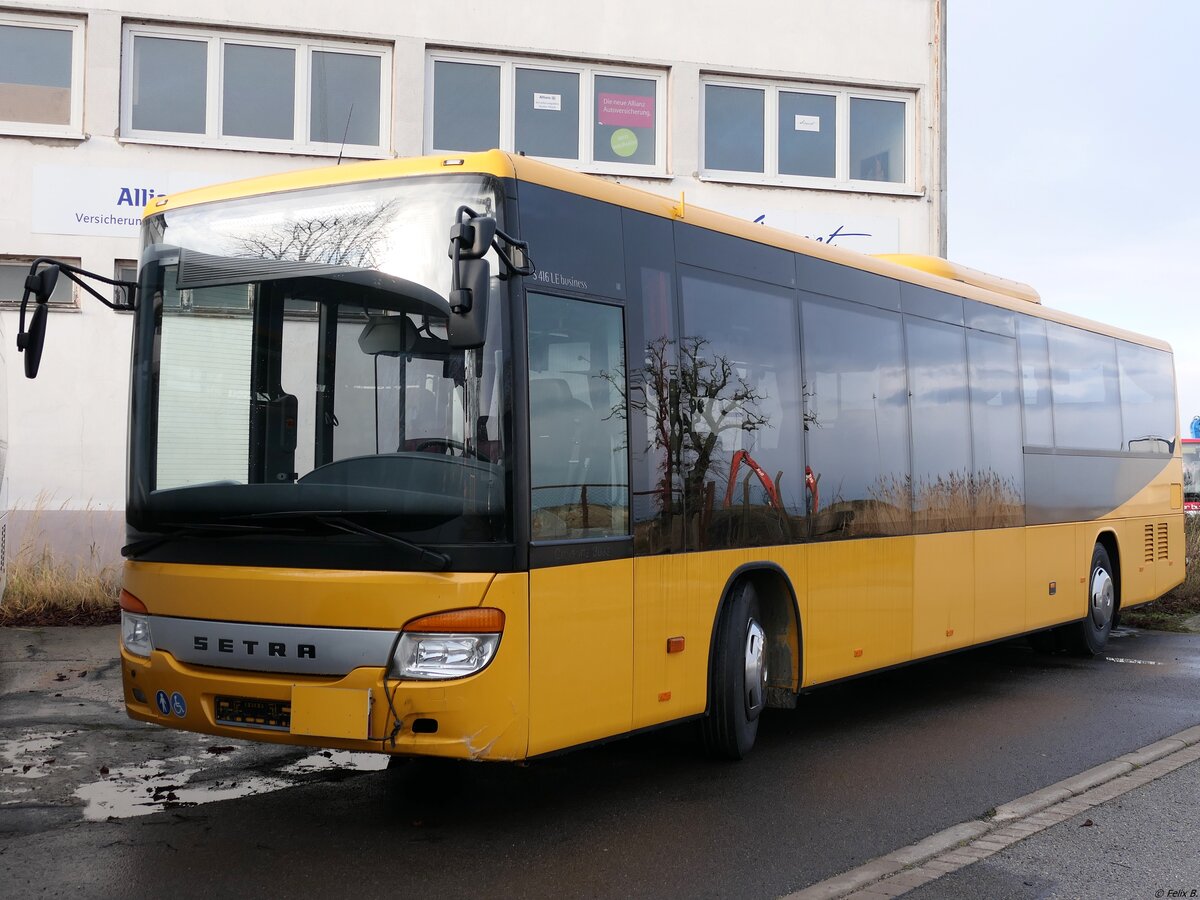 Setra 416 LE Business von URB aus Deutschland (ex Gotlandsbuss AB) in Ueckermünde.