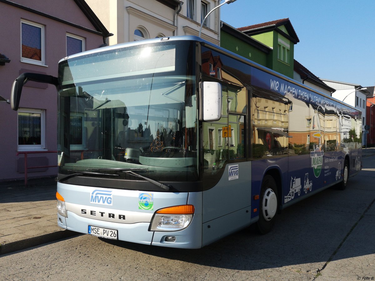 Setra 416 NF der MVVG in Neubrandenburg.