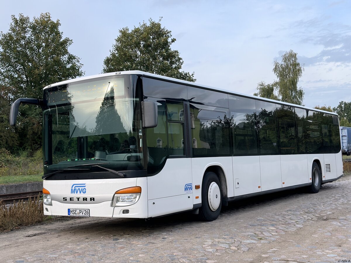 Setra 416 NF der MVVG in Plau am See. 