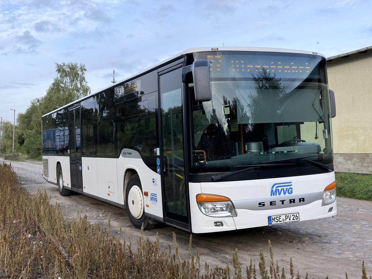 Setra 416 NF der MVVG in Plau am See. 