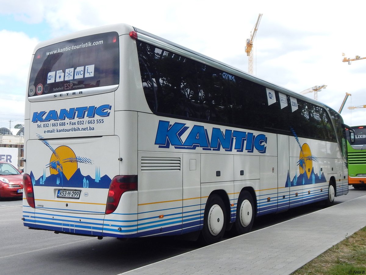 Setra 417 HDH von Kantic aus Bosnien-Herzegowina in Karlsruhe.