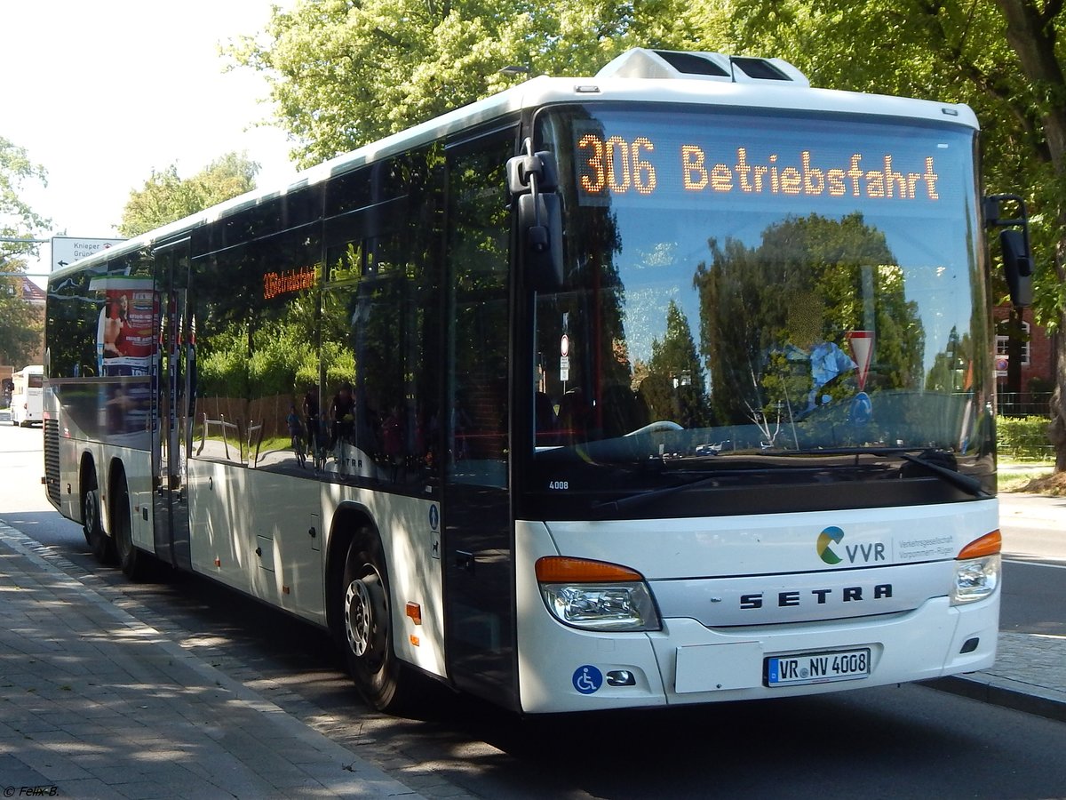 Setra 418 LE Business der VVR in Stralsund.