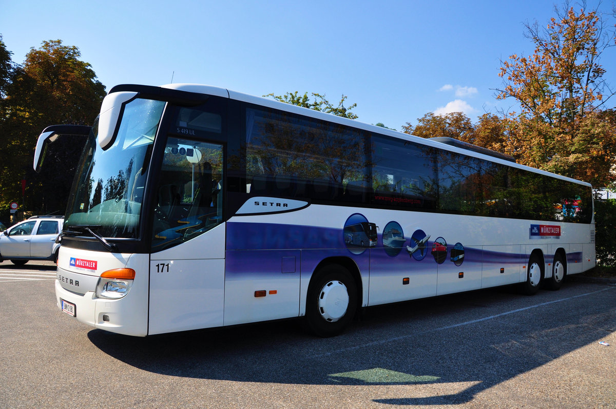 Setra 419 UL von MRZTALER Reisen aus sterreich in Krems.