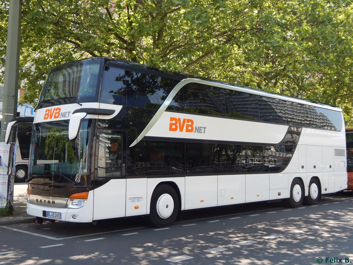 Setra 431 DT von BVB.net aus Deutschland in Berlin.