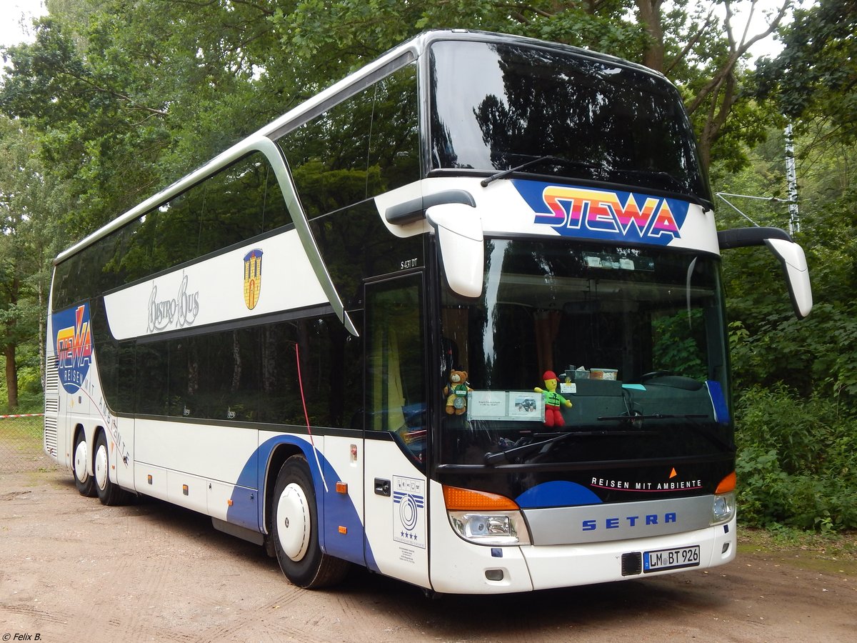 Setra 431 DT von Die Busfahrer Touristik/Stewa aus Deutschland in Binz.