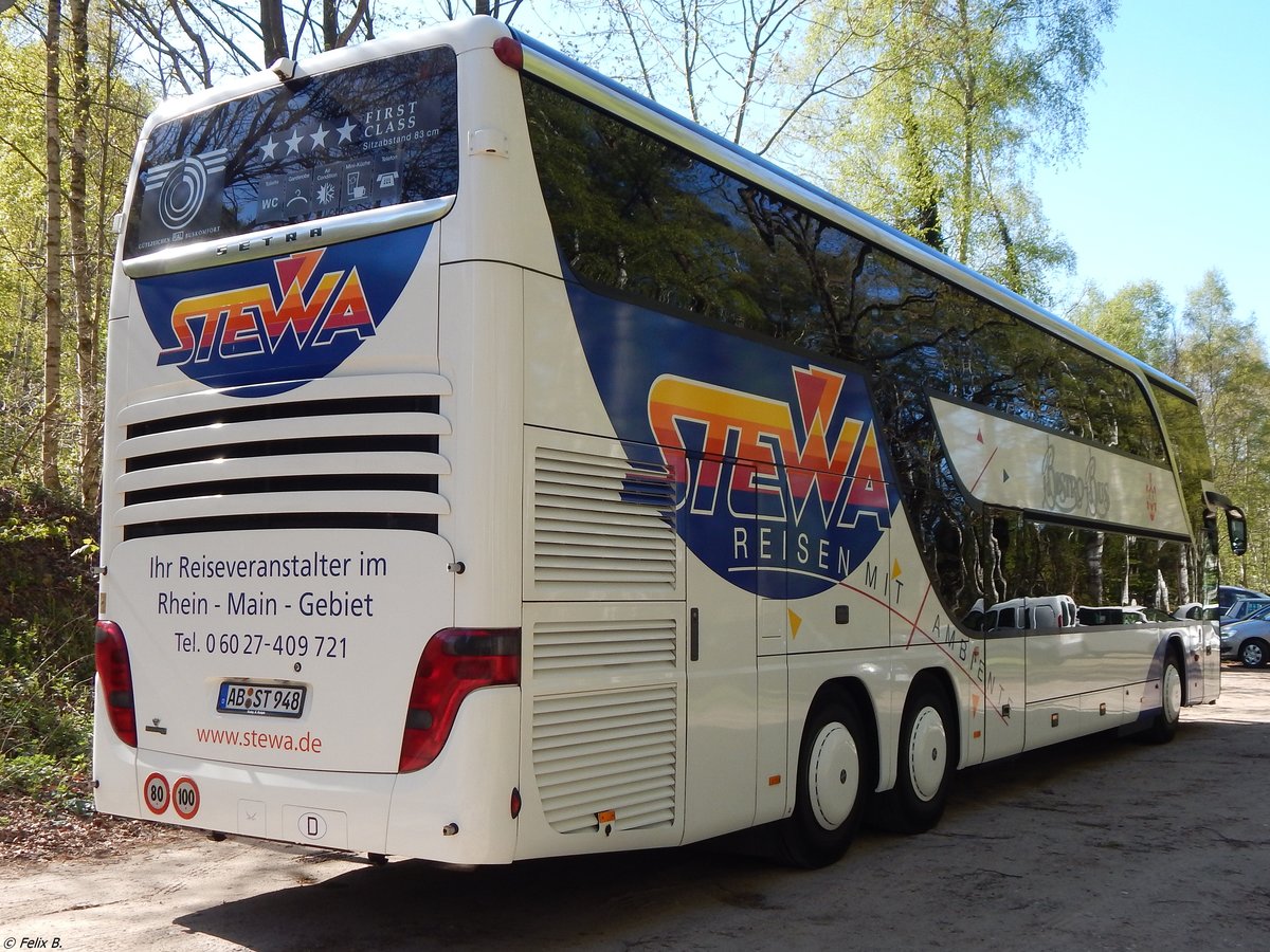 Setra 431 DT von Stewa aus Deutschland in Binz.