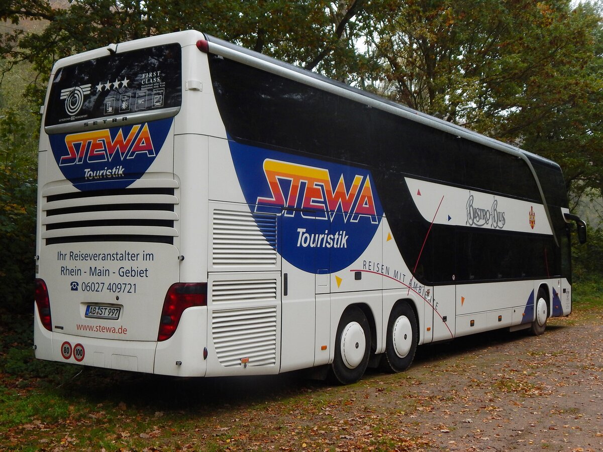 Setra 431 DT von Stewa aus Deutschland in Binz. 