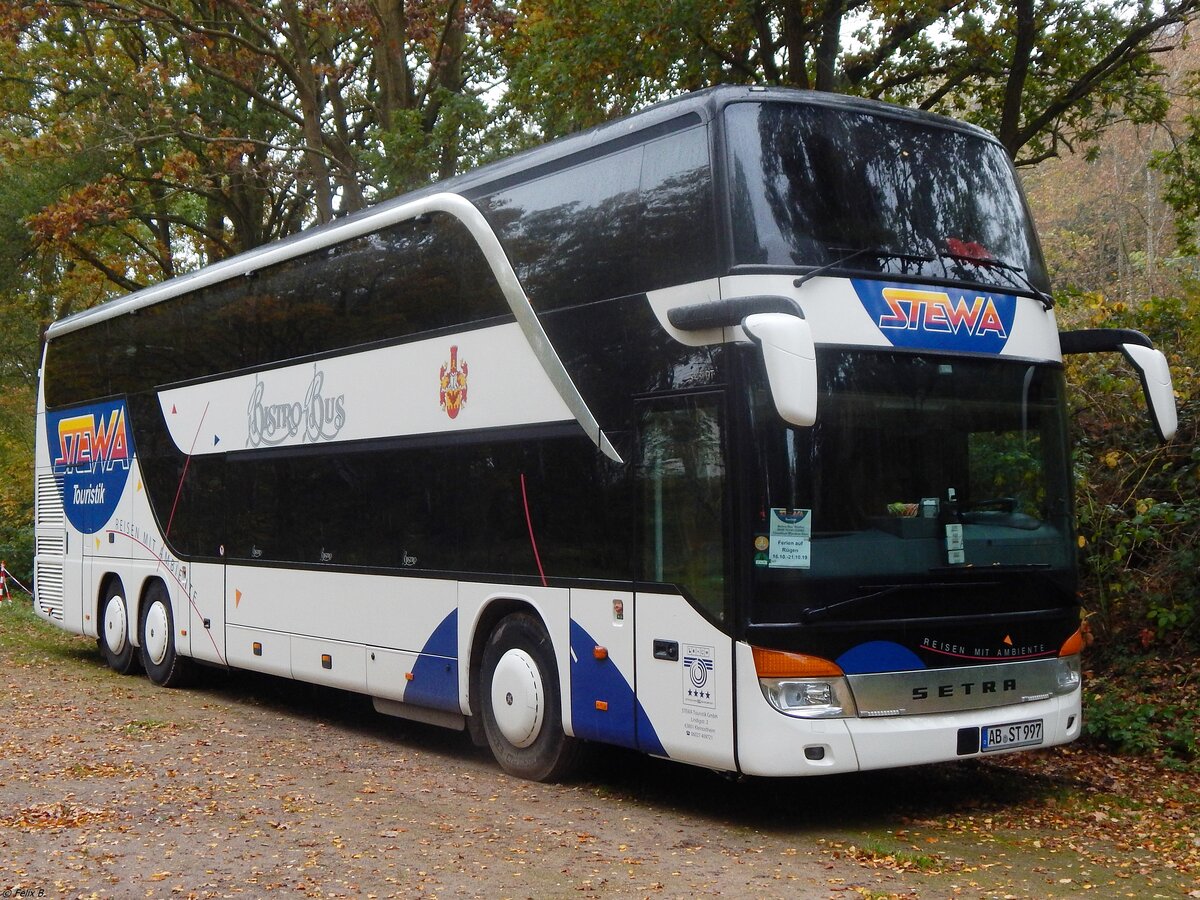 Setra 431 DT von Stewa aus Deutschland in Binz. 