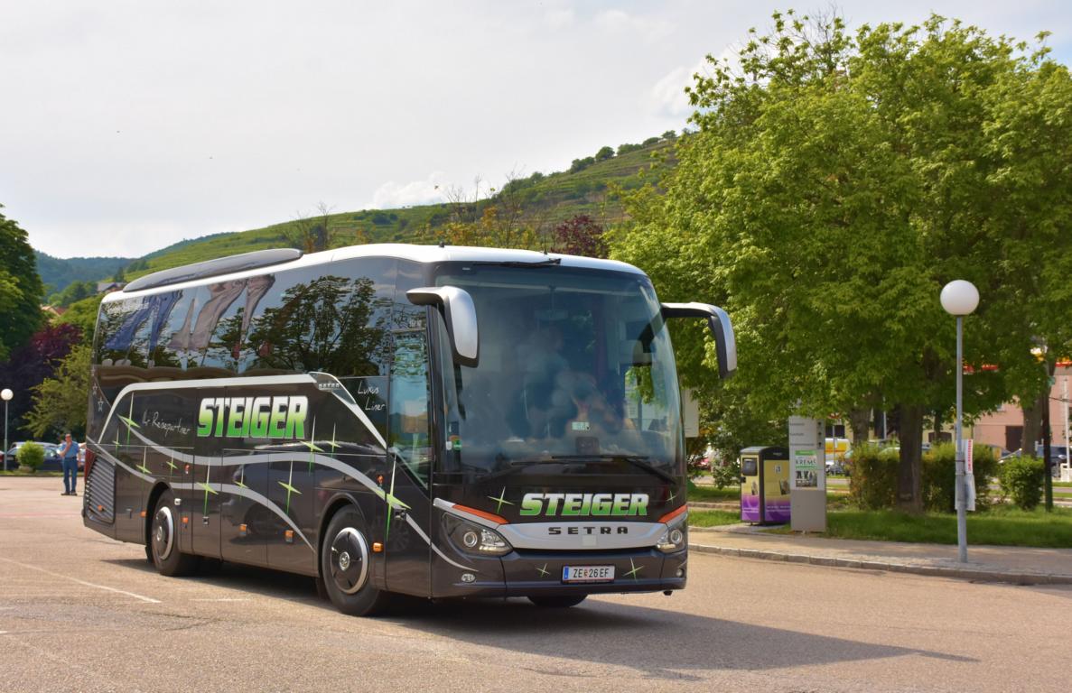 Setra 511 HD von STEIGER Busreisen aus sterreich im Mai 2018 in Krems.