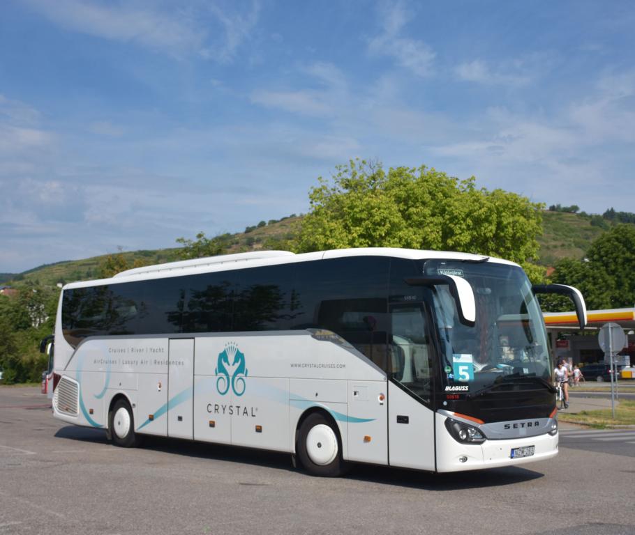 Setra 515 HD von Blaguss Reisen aus Ungarn.