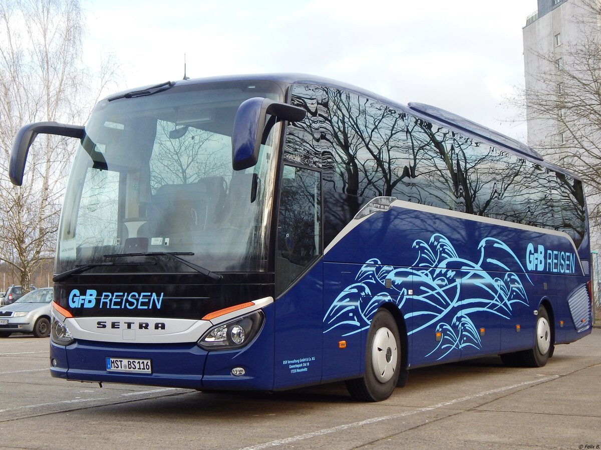 Setra 515 HD von GFB-Reisen aus Deutschland in Neubrandenburg. 