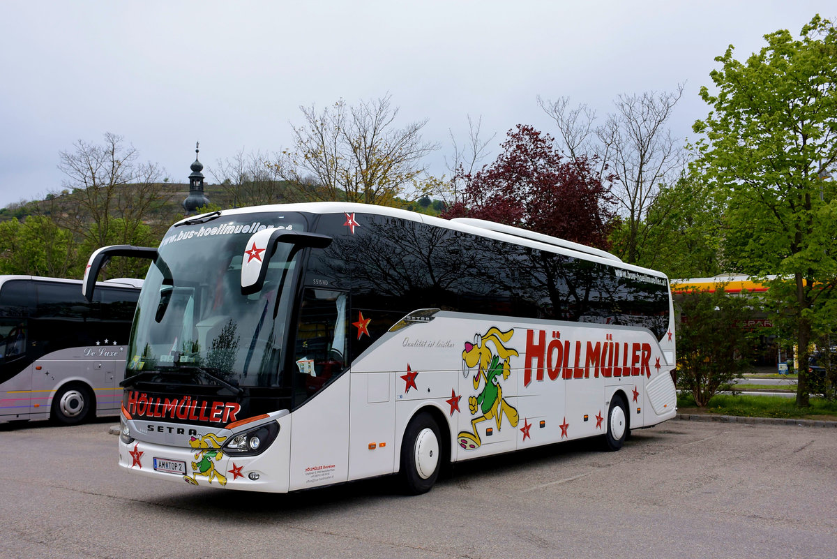 Setra 515 HD von Hllmller Reisen aus Niedersterreich in Krems.